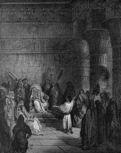 يفسر يوسف حلم فرعون بواسطة غوستاف دور