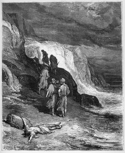 Jupiter et le Passenger - JUPITER AND THE PASSENGER - من "Fables" بواسطة Jean de La Fontaine بواسطة غوستاف دور