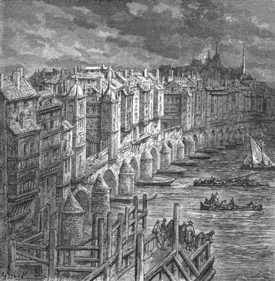 "جسر لندن ، 1694" ، 1872. بواسطة غوستاف دور