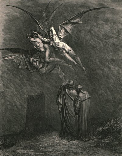 ضع علامة لكل واحد من Erynnire ، c1890. بواسطة غوستاف دور