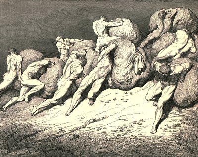 ليس كل الذهب ، الموجود تحت القمر أو الذي كان موجودًا ، c1890. بواسطة غوستاف دور