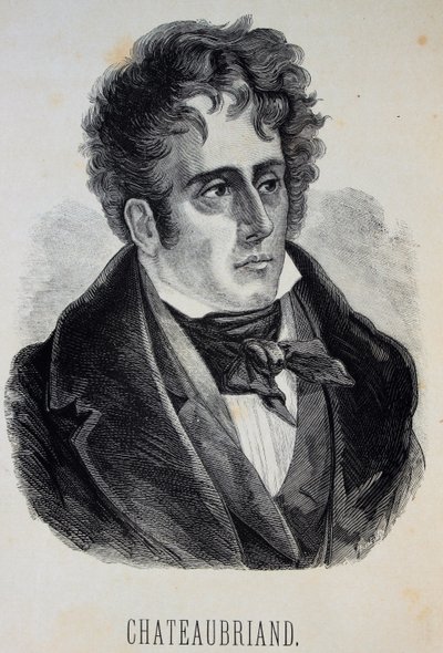 صورة لفرنسوا رينيه ، فيكونت شاتوبريان 1768-1848 ، 1880. بواسطة غوستاف دور
