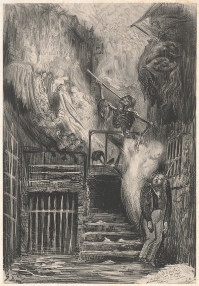 Rue de la Vieille Lanterne [انتحار جيرار دي نيرفال] بواسطة غوستاف دور