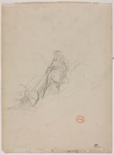 رسم تخطيطي لمشهد الصيد ، ج. 1868. بواسطة غوستاف دور