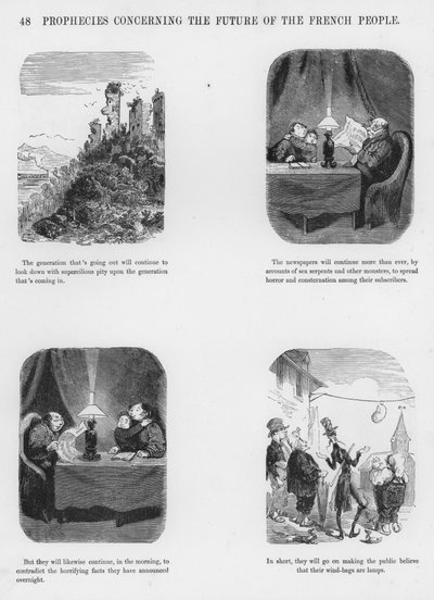 Sketches Humorous and Grotesque by Gustave Dore (engraving) بواسطة غوستاف دور