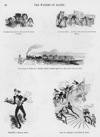 Sketches Humorous and Grotesque by Gustave Dore (engraving) بواسطة غوستاف دور