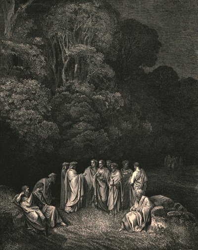 لذا رأيت المدرسة المشرقة له ملك أغلى أغنية ، c1890. بواسطة غوستاف دور