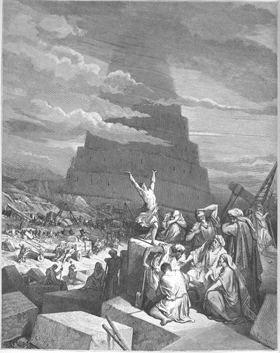 ارتباك الألسنة ، 1897 بواسطة Gustave Dore