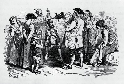 تحريض دون كيشوت ، الذي رسمه غوستاف دوري (1832-1883) دون كيشوت بواسطة ميغيل دي سيرفانتس سافيدرا (1547-1616) بواسطة غوستاف دور