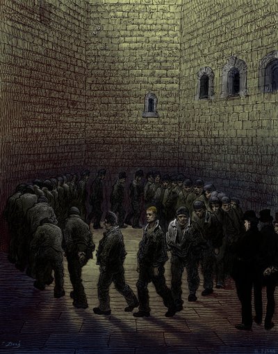 سجن لندن الفيكتوري بواسطة غوستاف دور