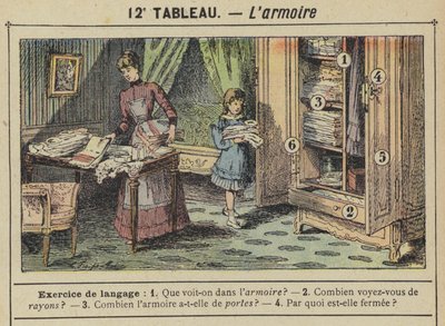 L'armoire (لون ليثو) بواسطة غوستاف فرايبونت