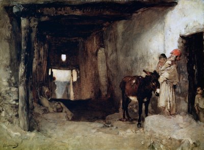 منزل في الصحراء ، 1880s. بواسطة غوستاف غيوميت