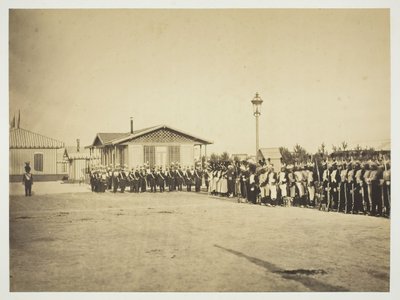 جنود المشاة الخفيفة ، كامب دي شالون ، 1857. بواسطة غوستاف ليجراي
