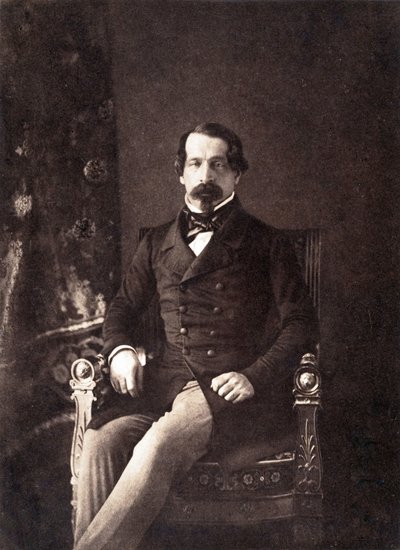 لويس نابليون بونابرت (1808-1873) الإمبراطور المستقبلي نابليون الثالث ، هنا كرئيس أول للجمهورية الفرنسية ، تصوير غوستاف لو جراي بواسطة غوستاف ليجراي