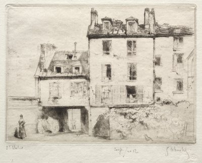 Rue Lacépède: فناء Cottens Steel. بواسطة غوستاف ليهوتر
