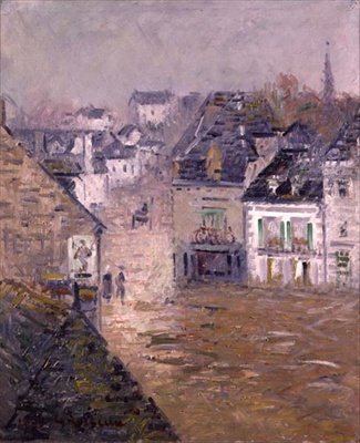 المطر الجميل ، بونت أفين ، حوالي 1922 (زيت على قماش) بواسطة جوستاف لويسو