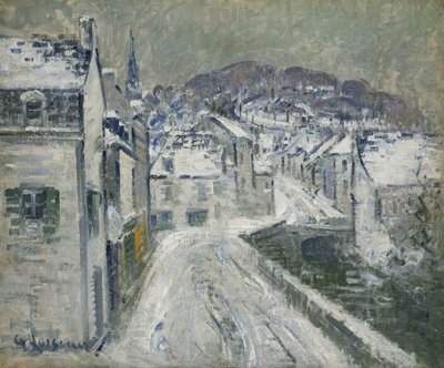 الثلوج في بونت آفين ؛ Neige a Pont-Aven ، 1922 بواسطة جوستاف لويسو