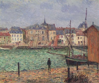 ميناء بورنيك، المد والجزر العالي بواسطة Gustave Loiseau