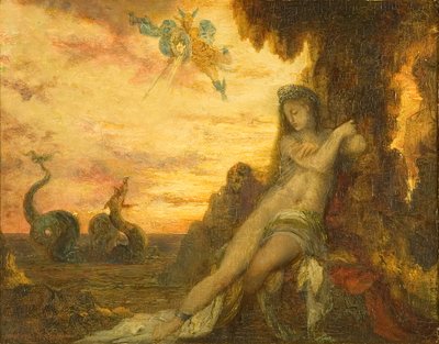 Perseus و Andromeda ، حوالي 1870 (زيت على لوح) بواسطة غوستاف مورو
