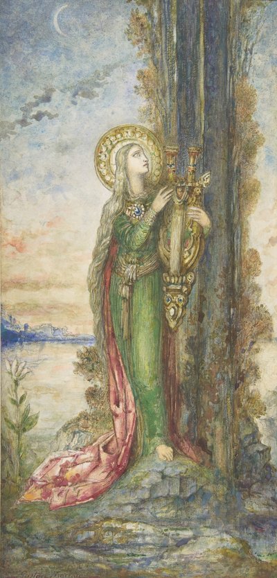 سانت سيسيليا ، كاليفورنيا. 1890-95. بواسطة غوستاف مورو