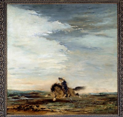 The Scottish Rider Painting by Gustave Moreau (1826-1898) 19th century. Paris, Musee Gustave Moreau بواسطة غوستاف مورو