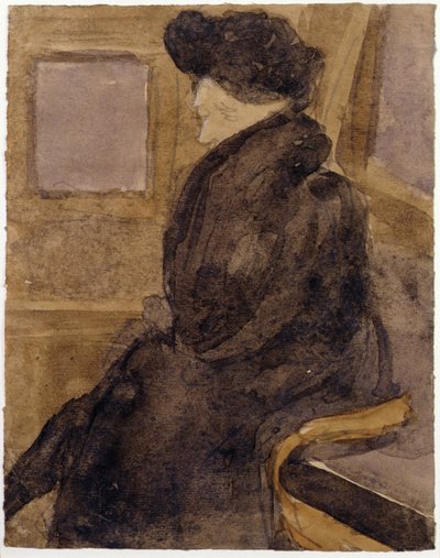 امرأة عجوز في الترام بواسطة جوين جون