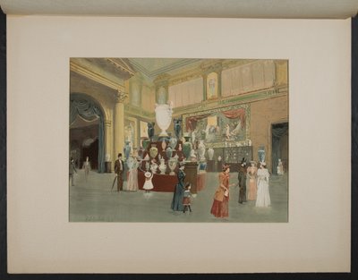 في القسم الفرنسي، مبنى المصنوعات بواسطة HD نيكولز