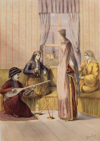عروس أرمينية ، نقشها تشارلز بارسونز ، 1862 بواسطة HJ van Lennep