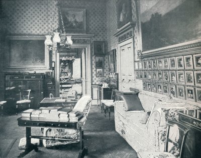غرفة ملابس الأمير كونسورتس في قصر باكنغهام ، c1899 ، 1901 بواسطة HN King