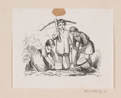 رسم توضيحي لـ "Den lille Idas Blomster" في HC Andersen ، "Fairy Tales and Stories" ، المجلد 1 بواسطة إدوارد كريتزشمار