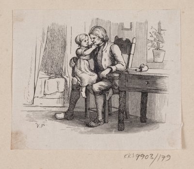 رسم توضيحي لـ "Ib and Little Christine" في HC Andersen ، "Eventyr og Histories" ، المجلد 2 بواسطة إدوارد كريتزشمار