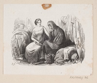 رسم توضيحي لـ "Lykkens Kalosker" في HC Andersen ، "Fairy Tales and Stories" ، المجلد 1 بواسطة إدوارد كريتزشمار
