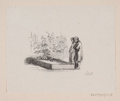 رسم توضيحي لـ "العائلات المجاورة" في ح. أندرسن ، "حكايات وقصص خرافية" ، المجلد 2 بواسطة إدوارد كريتزشمار