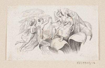 رسم توضيحي لـ "Tommelise" في HC Andersen ، "Fairy Tales and Stories" ، المجلد 1 بواسطة إدوارد كريتزشمار