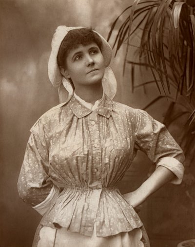 أغنيس هيويت ، ممثلة بريطانية ، 1887 بواسطة HS Mandelssohn