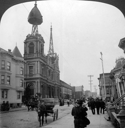 ما بعد الزلزال الكبير ، سان فرانسيسكو ، كاليفورنيا ، الولايات المتحدة الأمريكية ، 1906. بواسطة HC الأبيض