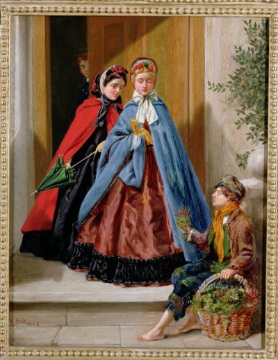 بائع الزهور ، 1862 بواسطة H. هيلت