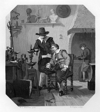 Paulus و Adam van Vianen ، صاغة الفضة الهولندية ، c1870 بواسطة H. سلوتر