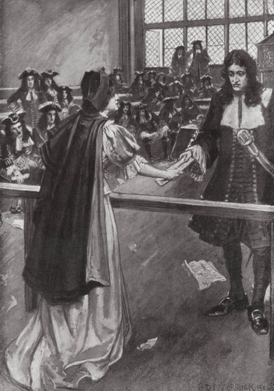 حلقة من القرون الوسطى في البرلمان (ليثو) بواسطة H. تينيسون