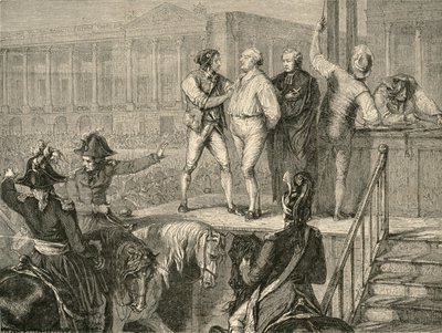 إعدام لويس السادس عشر في 21 يناير 1793 بواسطة H. de la Charlerie