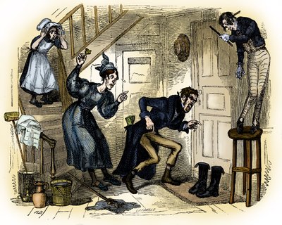 متجر تشارلز ديكنز "The Old Curiosity Shop" بواسطة هابلوت نايت براون