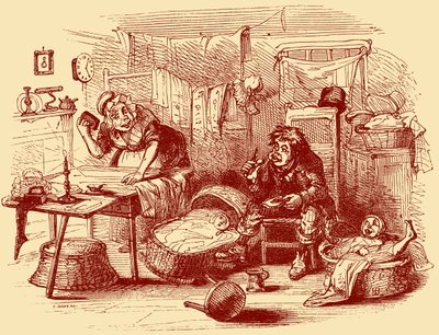 متجر تشارلز ديكنز "The Old Curiosity Shop" بواسطة هابلوت نايت براون