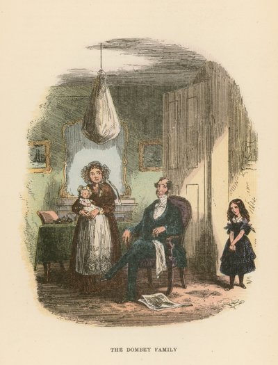 رسم توضيحي لـ Dombey and Son بواسطة هابلوت نايت براون