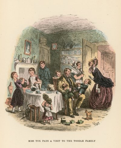 رسم توضيحي لـ Dombey and Son بواسطة هابلوت نايت براون