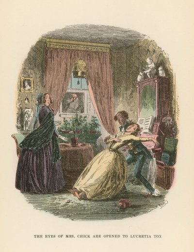 رسم توضيحي لـ Dombey and Son بواسطة هابلوت نايت براون
