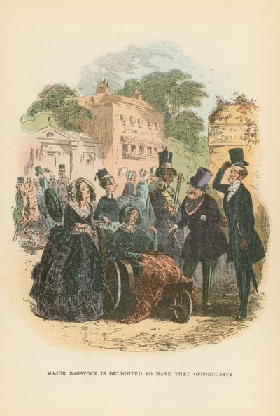 رسم توضيحي لـ Dombey and Son بواسطة هابلوت نايت براون