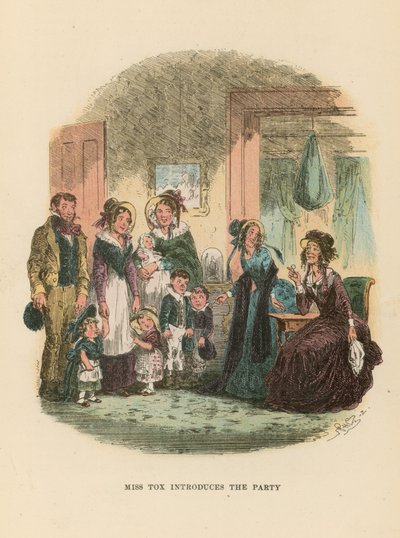 رسم توضيحي لـ Dombey and Son بواسطة هابلوت نايت براون