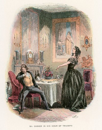 رسم توضيحي لـ Dombey and Son بواسطة هابلوت نايت براون