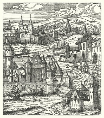 Wiener Neustadt ، النمسا ، مسقط رأس ماكسيميليان الأول ، الإمبراطور الروماني المقدس (نقش) بواسطة هانز (بعد) بورغكمير