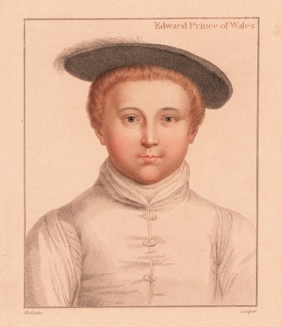 إدوارد ، أمير ويلز ، يبلغ من العمر 3-5 سنوات ، 1812 (نقش) بواسطة هانز (بعد) هولبين الأصغر
